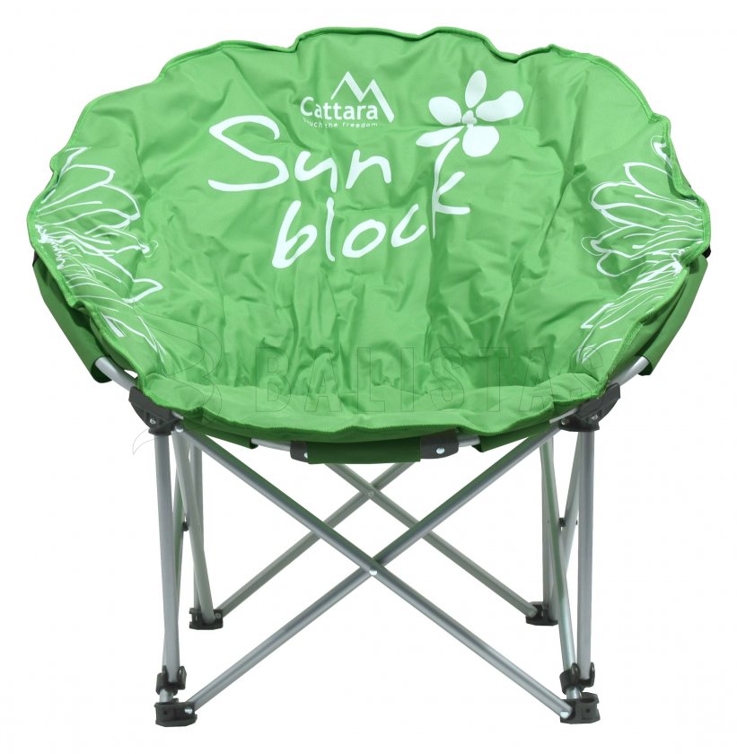 Folding Camping Chair Flowers green