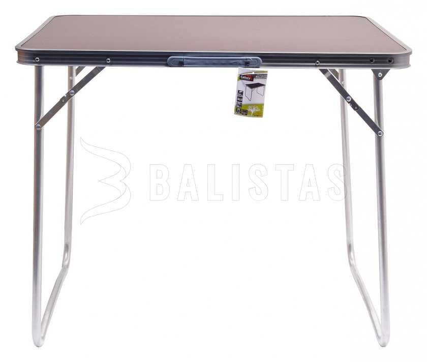 Folding camping table Balaton brown