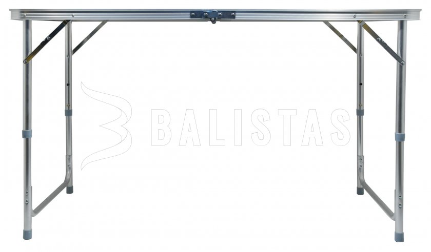 Camping table Double telescopic grey + 4x chairs