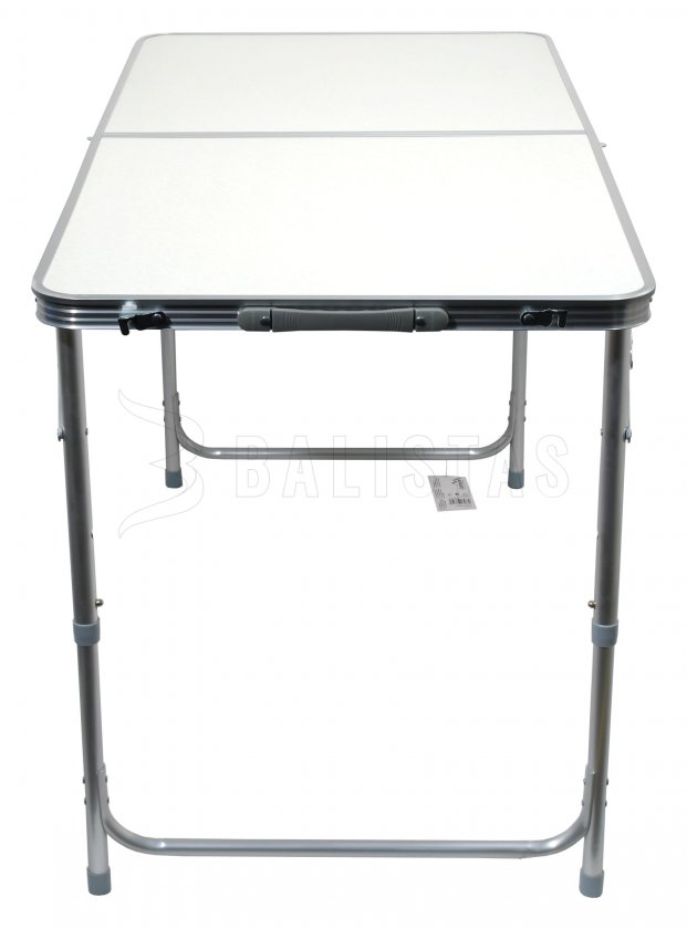Camping table Double telescopic grey + 4x chairs