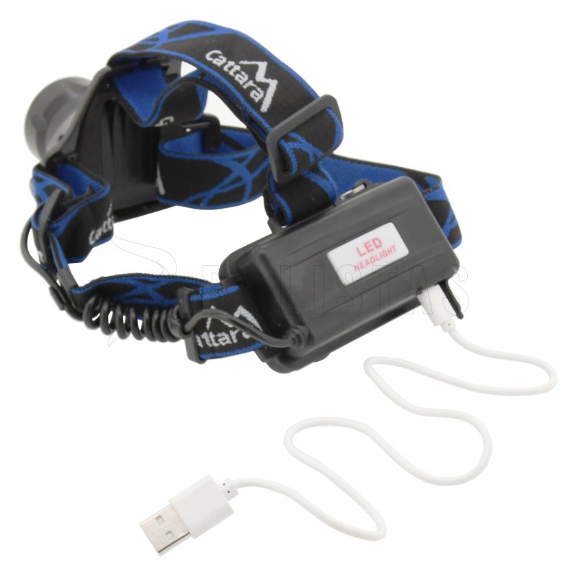 LED headlamp 400 lm (1x XM-L+15x SMD)