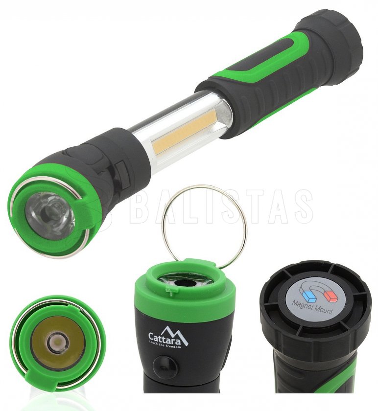 LED flashlight 100/200 lm Camping retractable