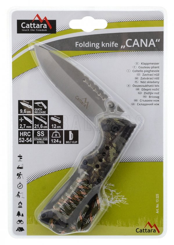 Folding knife Cana with lock 21.6 cm