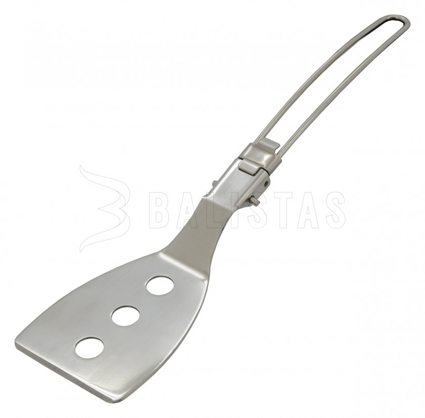 Folding stainless steel turner 210/130 mm