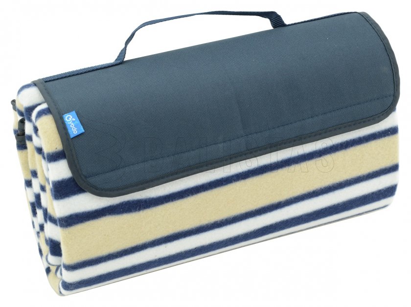 Pikniková blanket Fleece 150x135 cm blue