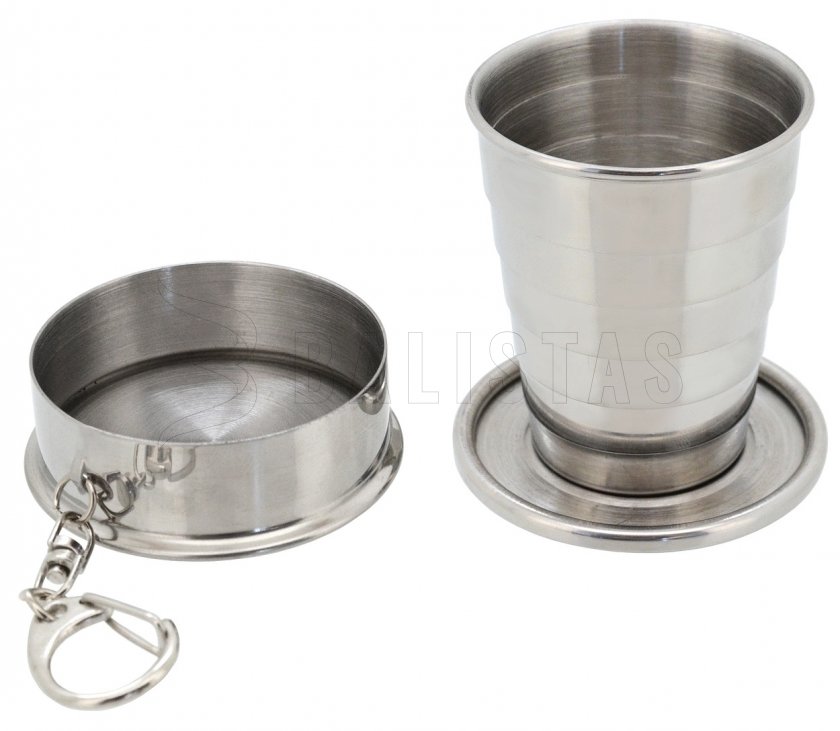 Foldable stainless steel cup 60 ml