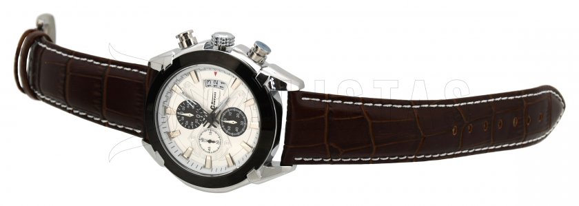 Chrono White Compass watch