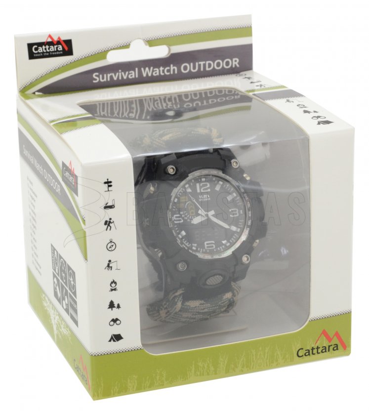 Outdoor watch with thermometer Waterproof