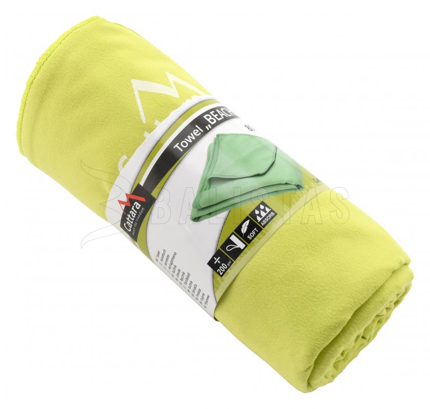 Beach towel 80x180 cm green