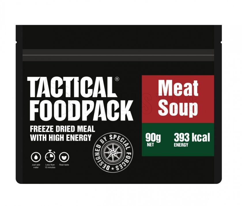 Dehydrated food - meat soup Tactical Foodpack
