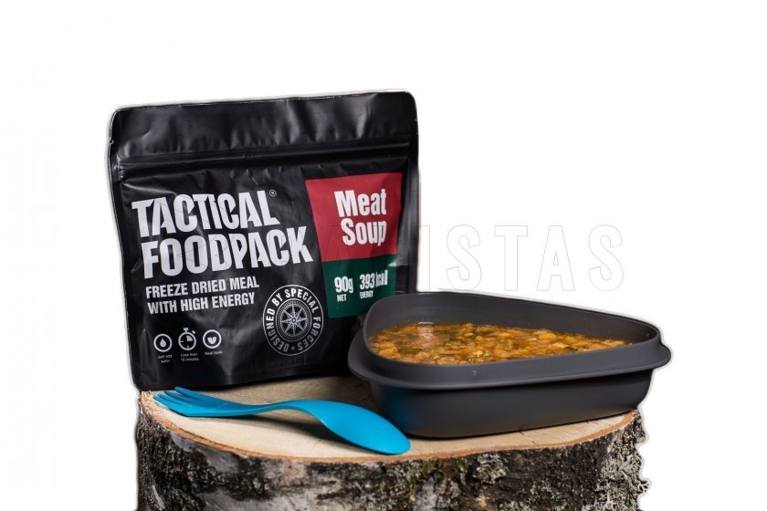 Dehydrated food - meat soup Tactical Foodpack