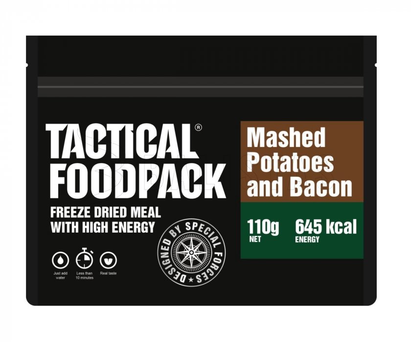 Dehydrated food - mashed potatoes with bacon Tactical Foodpack