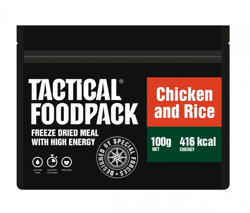 Dehydrated food - rice with chicken Tactical Foodpack