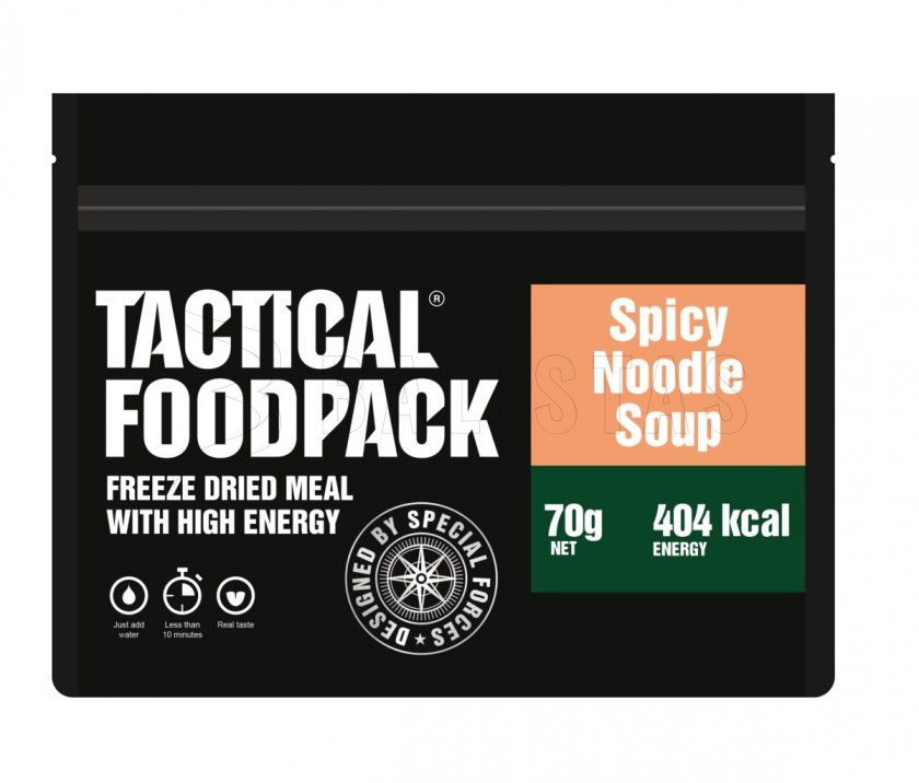 Dehydrated food - spicy noodle soup Tactical Foodpack