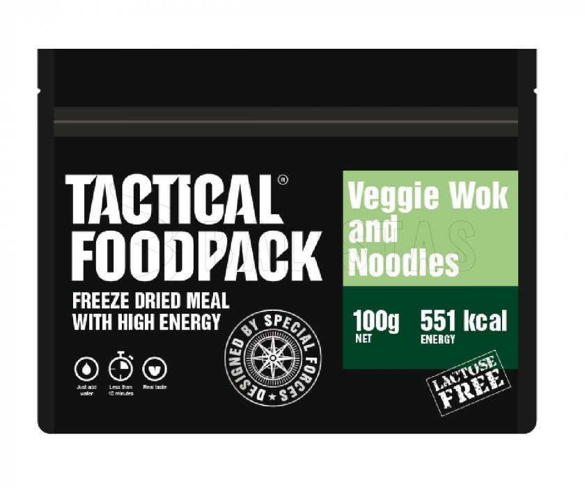 Dehydrated food - vegetables with noodles Tactical Foodpack