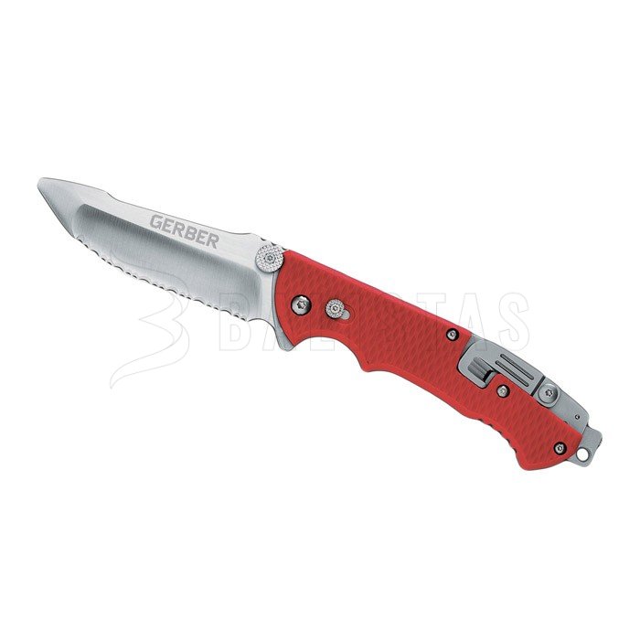 Gerber Hinderer Rescue knife with serrated edge