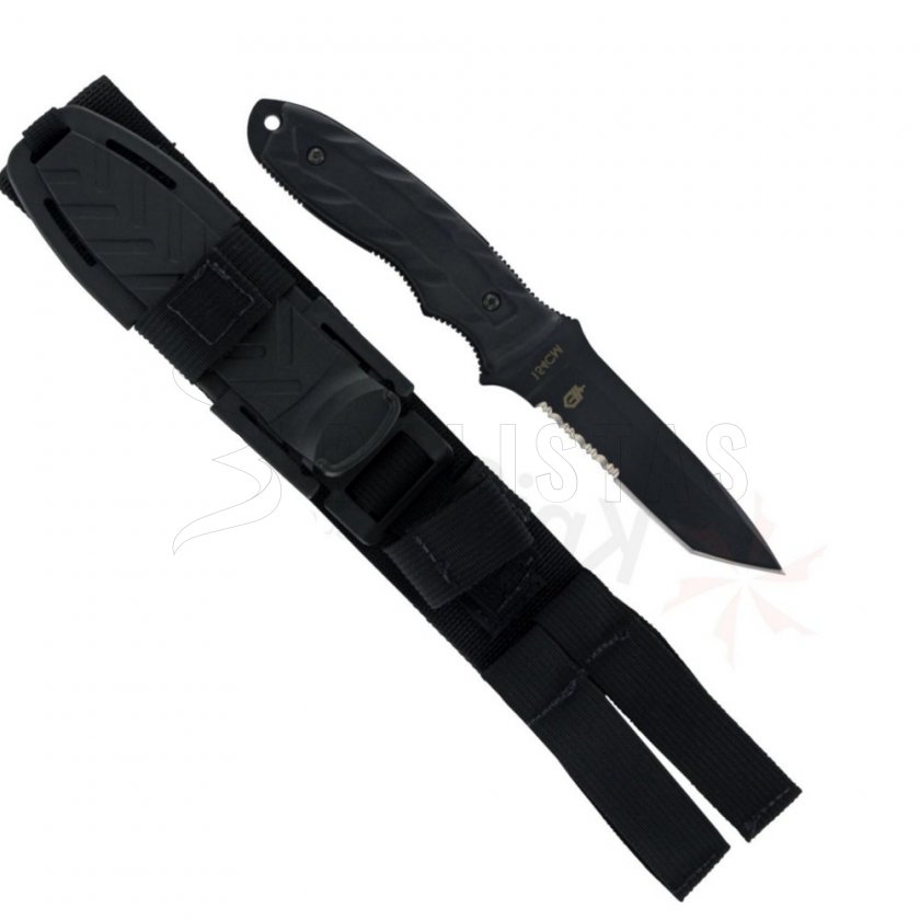 Fighting knife Gerber CFB, Tanto, black