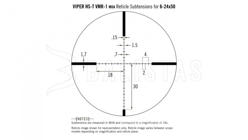 Vortex Viper HST 6-24x50 AO VMR-1