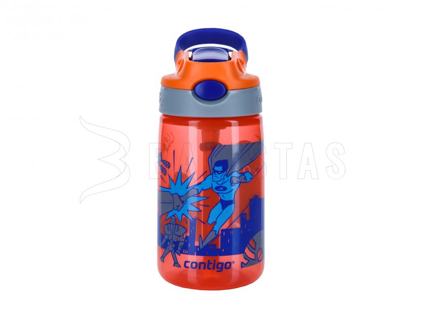 Baby bottle Contigo James 0,42 l orange superhero