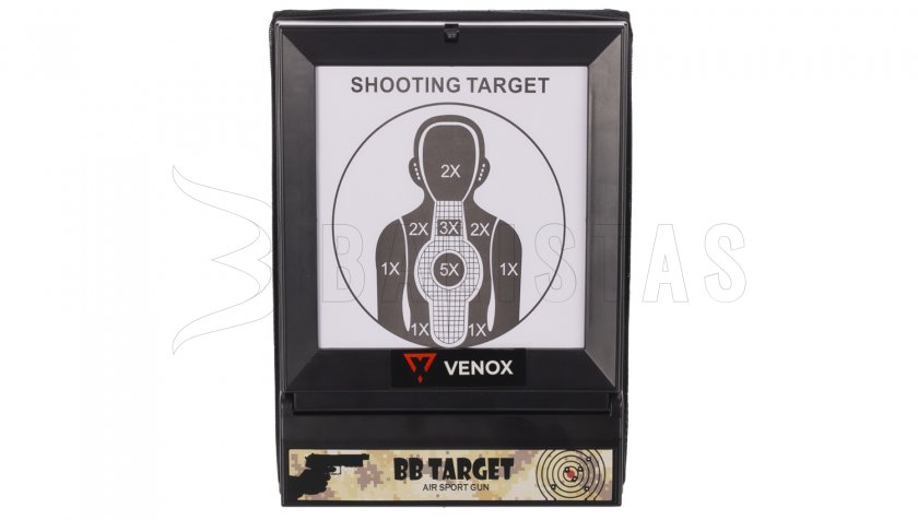 Venox Airsoft Target Holder with Mesh BB Trap