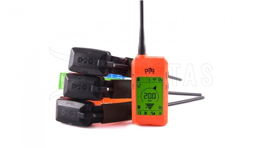 GPS locator Dogtrace DOG GPS X23 for 3 dogs - Orange
