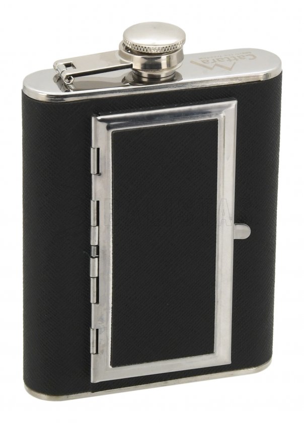 Cattara flask 175ml with cigar case
