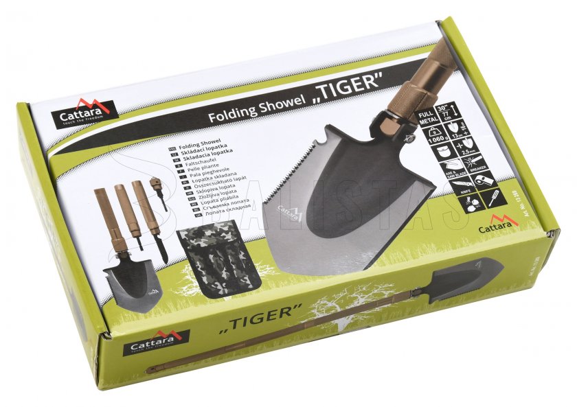 Multifunctional folding shovel Cattara TIGER 77cm