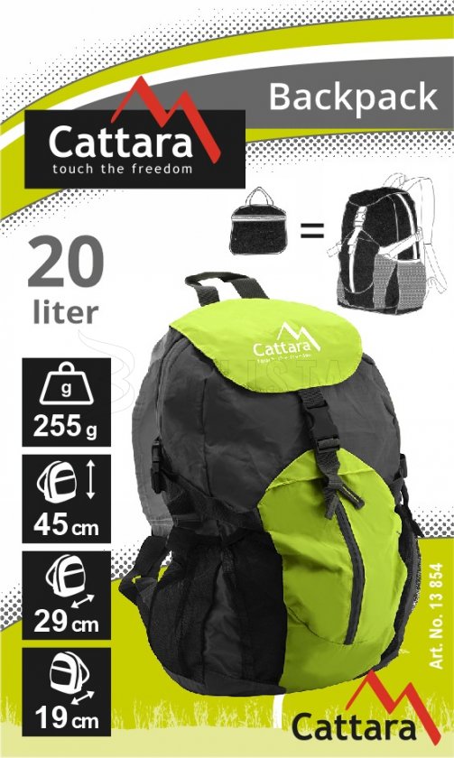 Backpack Cattara 20l foldable
