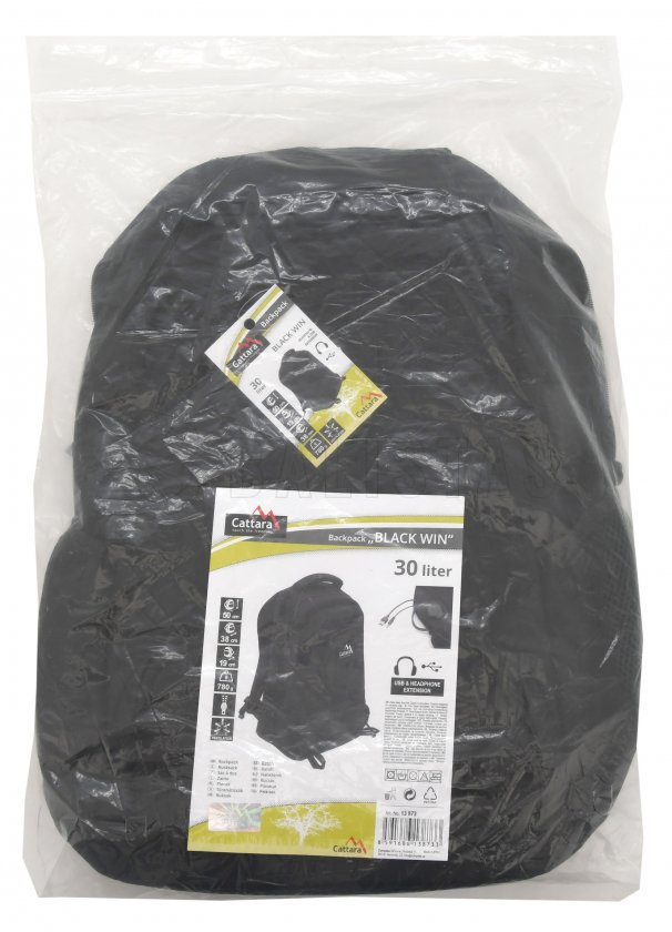 Backpack Cattara 30l BLACK WIN