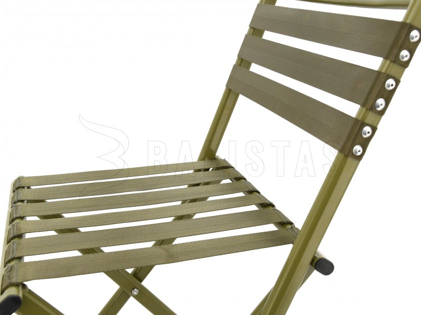Folding camping chair Cattara NATURE with backrest