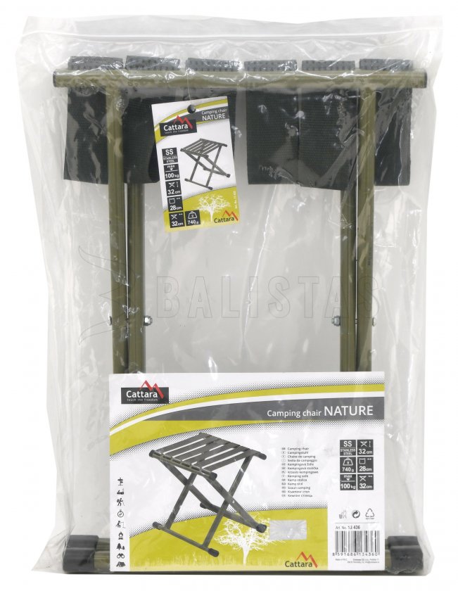Folding camping chair Cattara NATURE