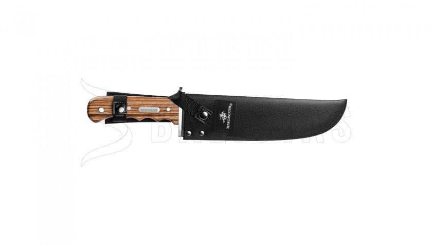 Winchester Double Barrel Bowie knife with sheath