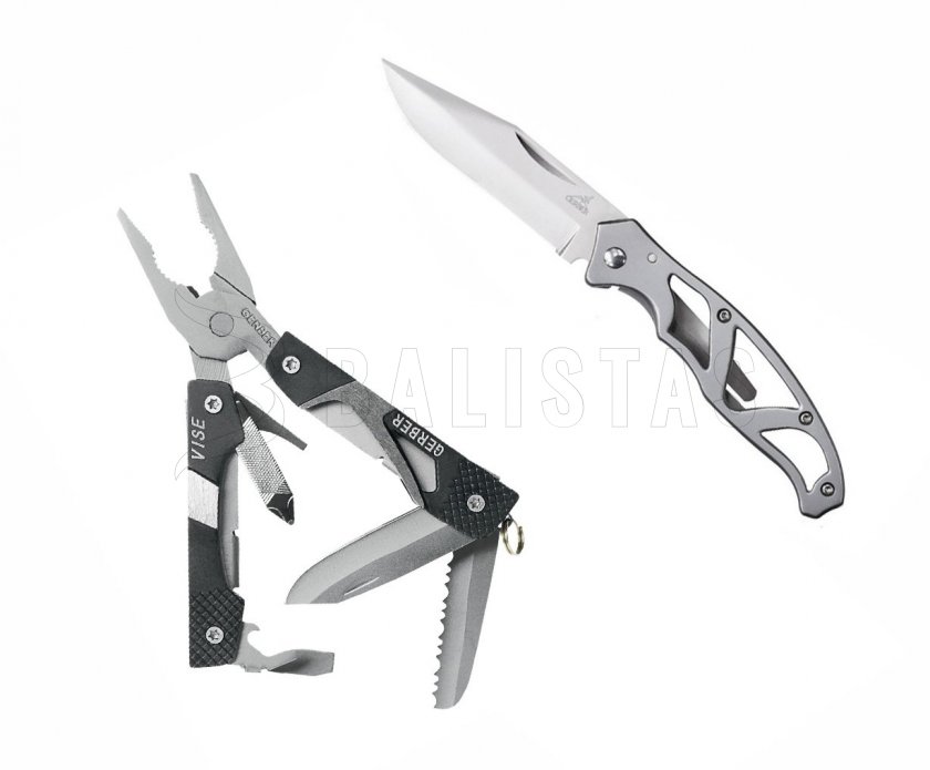 Gerber Vise pliers and Gerber Mini-Paraframe knife set