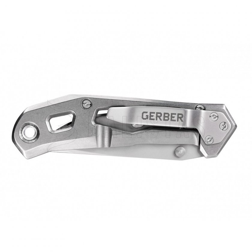 Gerber Set Knife Airlift Silver + Wallet Barbill Wallet Silver