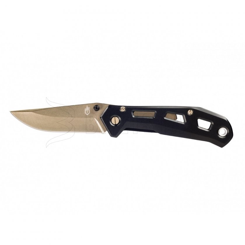 Set Gerber Knife Airlift Black + Wallet Barbill Wallet Black