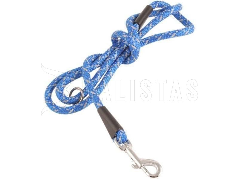 Leash Dogtrace reflective 10mm 150cm blue