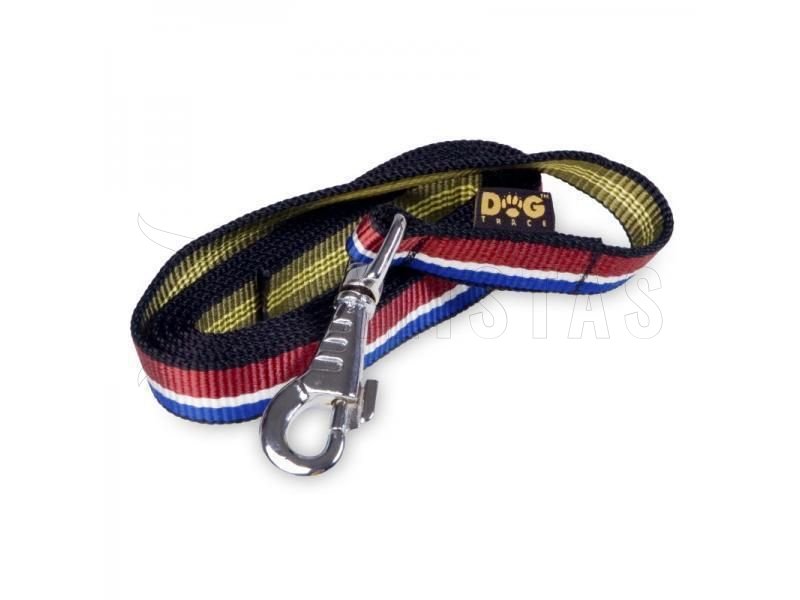 Leash Dogtrace tricolour 20mm 120cm