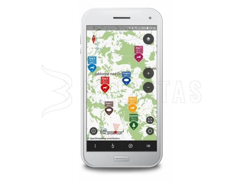 Collar for GPS locator Dogtrace DOG GPS X30T