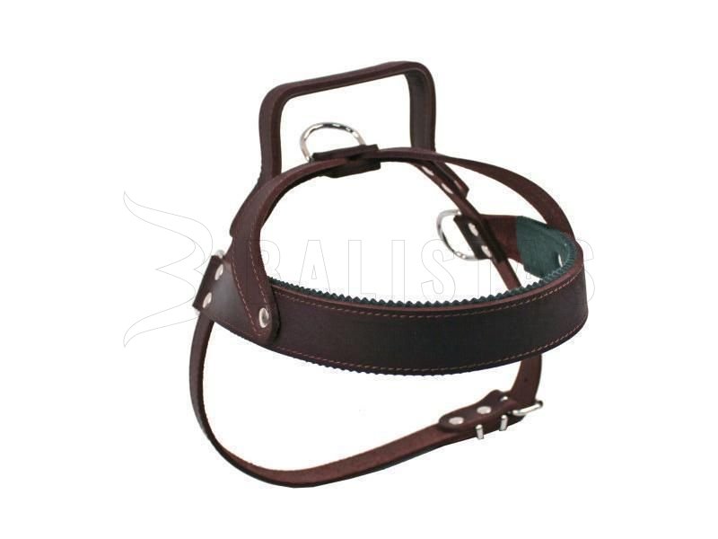 Harness with ear Dogtrace leather 1D medium breeds