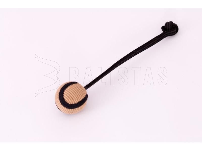 Jute Dogtrace ball with string