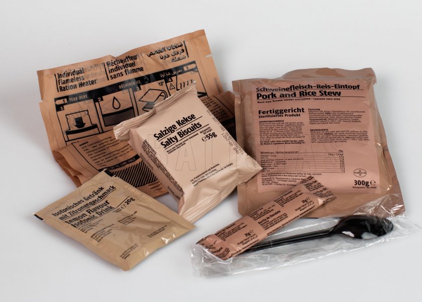 MRE - One Meal, Menu II - Bolognese pasta