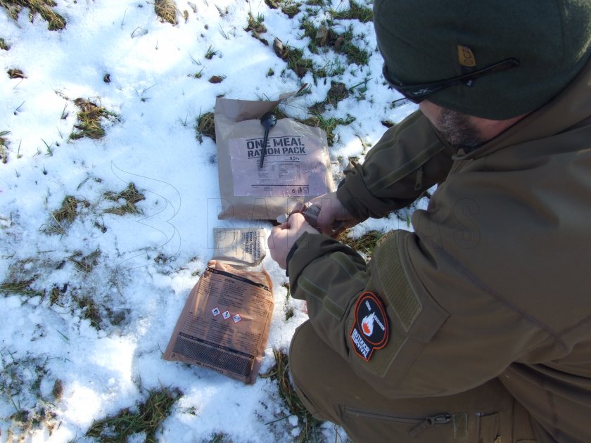 MRE - One Meal, Menu III - Beef with rice