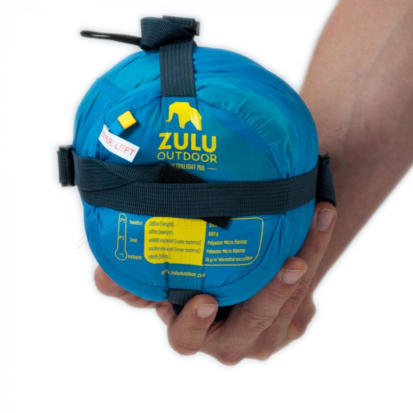 Sleeping bag Zulu Ultralight 700 175cm blue