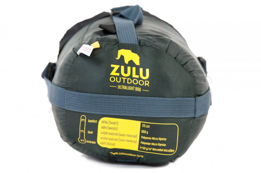 Sleeping bag Zulu Ultralight 900 185cm black