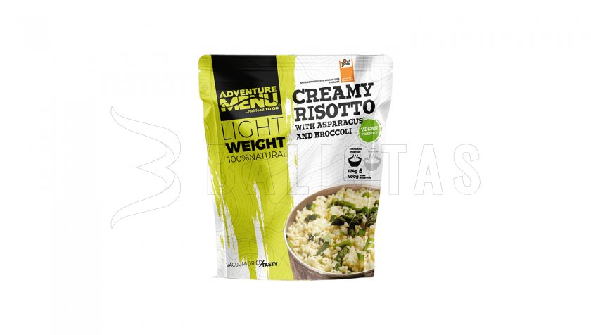 Creamy risotto with asparagus and broccoli Adventure Menu Lightweight