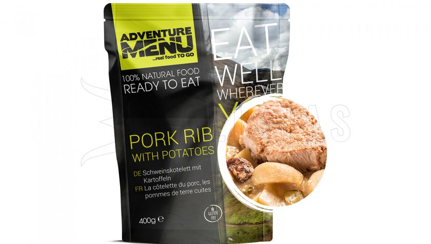 Pork rib with potato Adventure Menu