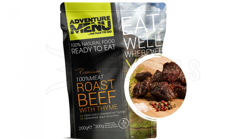 Roast beef on thyme Adventure Menu
