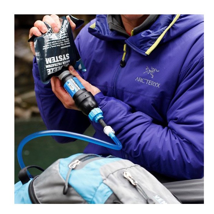 Sawyer adapter for filling hydration bladder