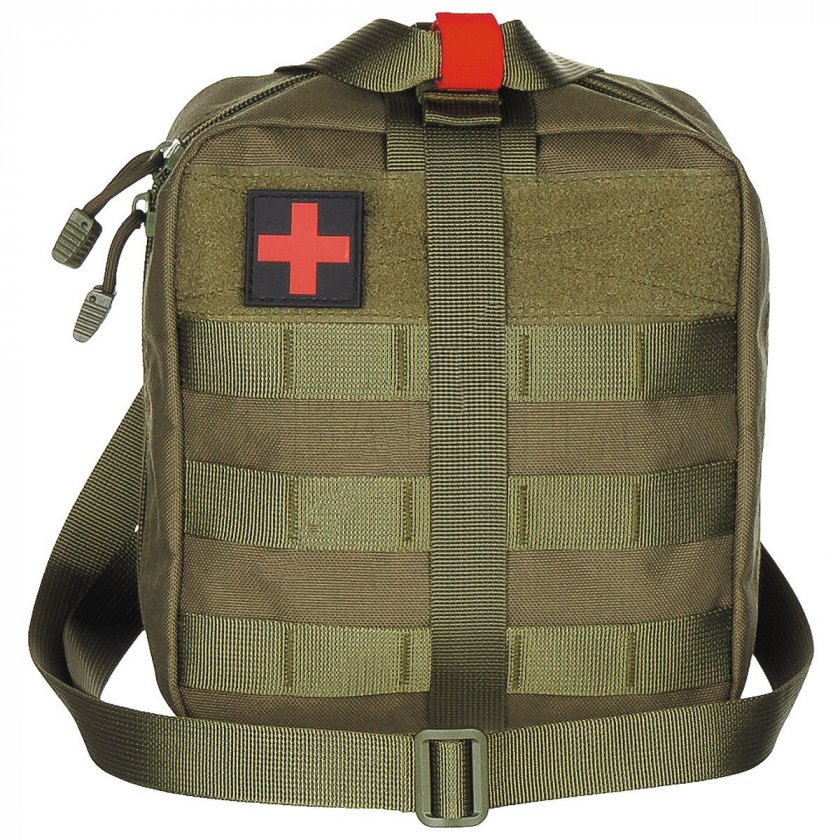 Large Molle first aid kit green