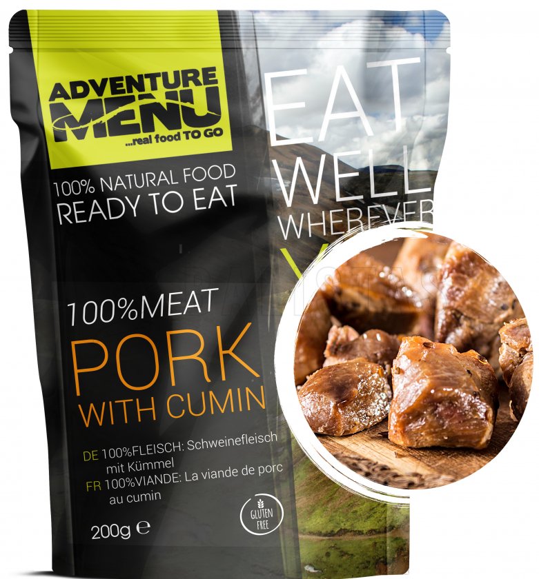 Pork on cumin Adventure Menu